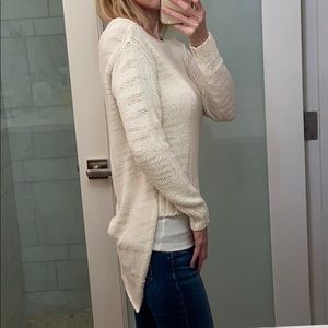 HP! EUC Rachel Zoe asymmetrical hem sweater